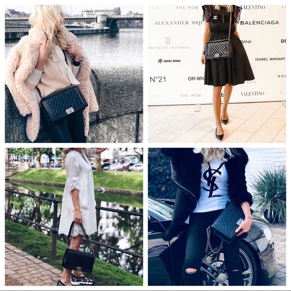 Chanel boy new medium w/ruthenium hardware - Picture 8 of 8